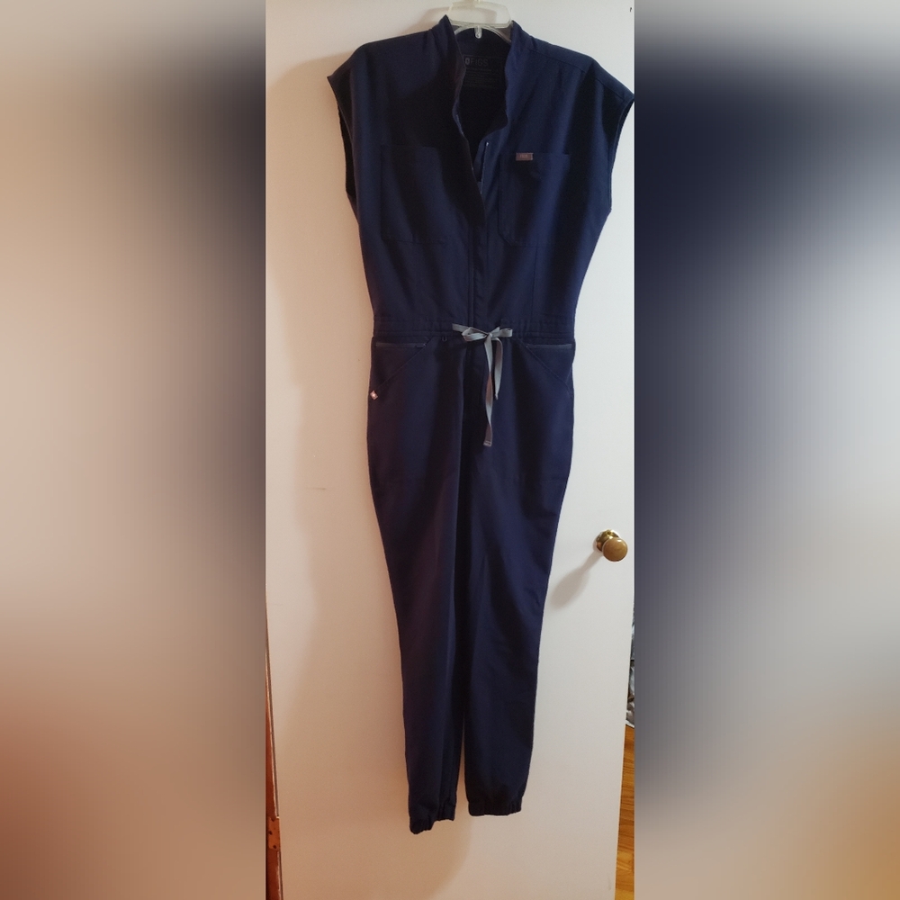 Figs Navy Blue Women's Jumpsuit